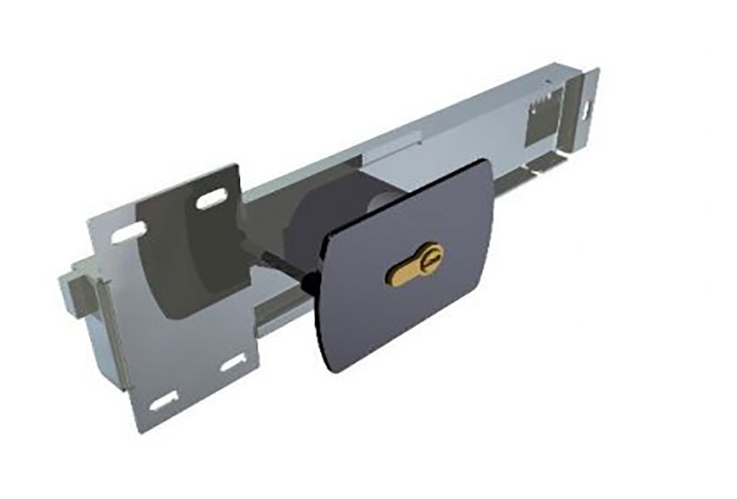 Ağır hizmet tipi yan kilit siyah plakası