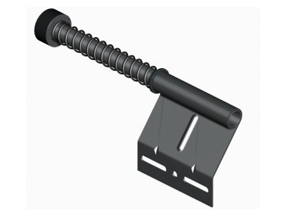 Yaylı tampon kısa paslanmaz çelik, sağ